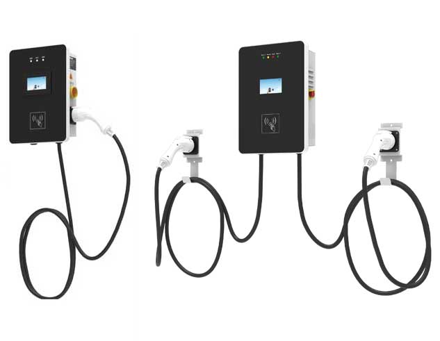 7KW单枪/14KW双枪壁挂式交流充电桩