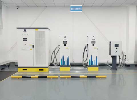 600KW充电桩分体桩双枪600A液冷终端超充及20KWV2G充电桩项目案例(图1)