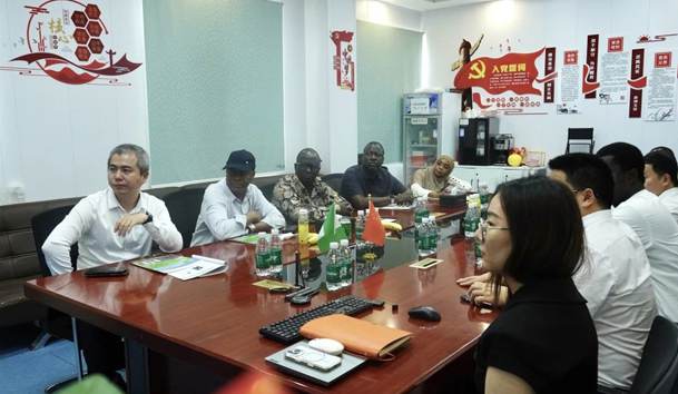 立足中国，链接世界｜尼日利亚合作伙伴来访银河集团总部，共促中非能源升级(图2)